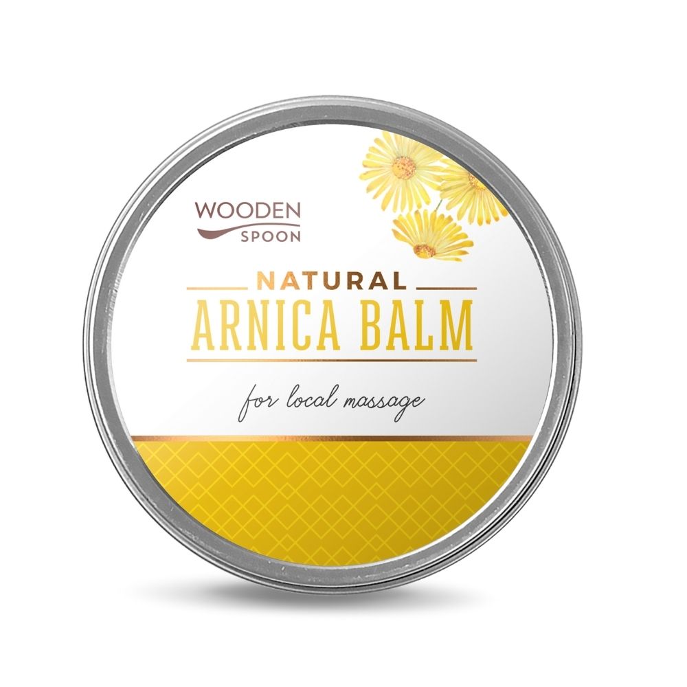 WoodenSpoon Přírodní masážní balzám s výtažky arniky WoodenSpoon, 60 ml