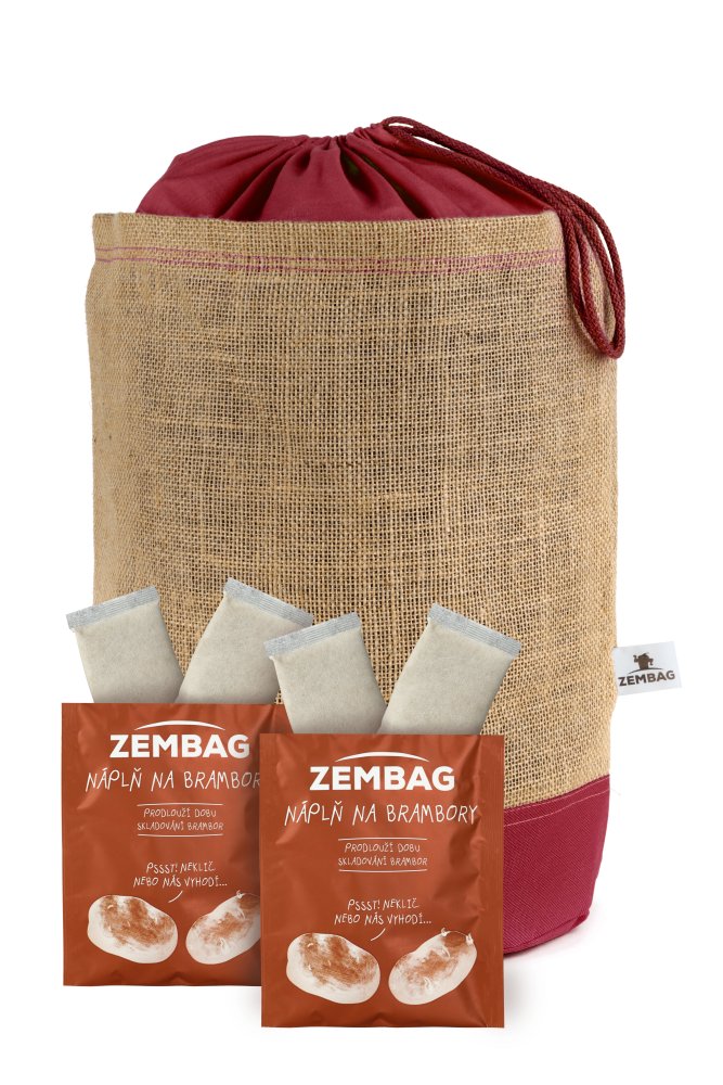 ZEMBAG na 10 kg brambor, bordó