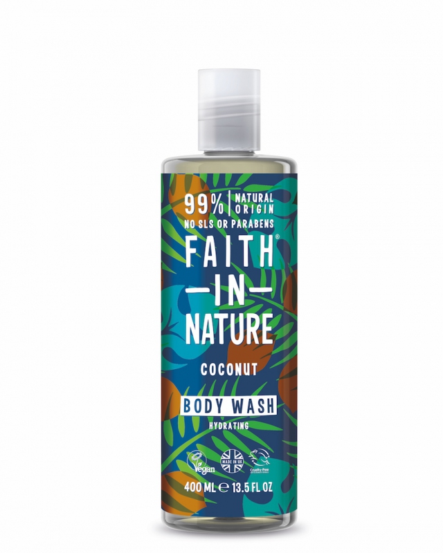 Faith in Nature přírodní sprchový gel Kokos, 400ml