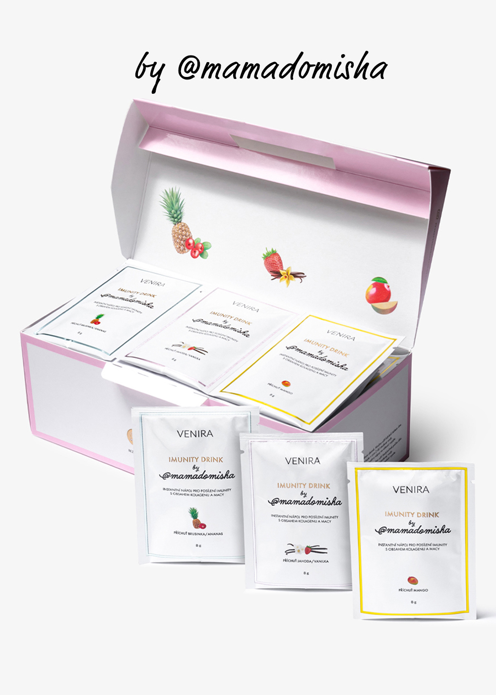 VENIRA Imunity drink by @mamadomisha, mix 3 příchutí, 30 sáčků