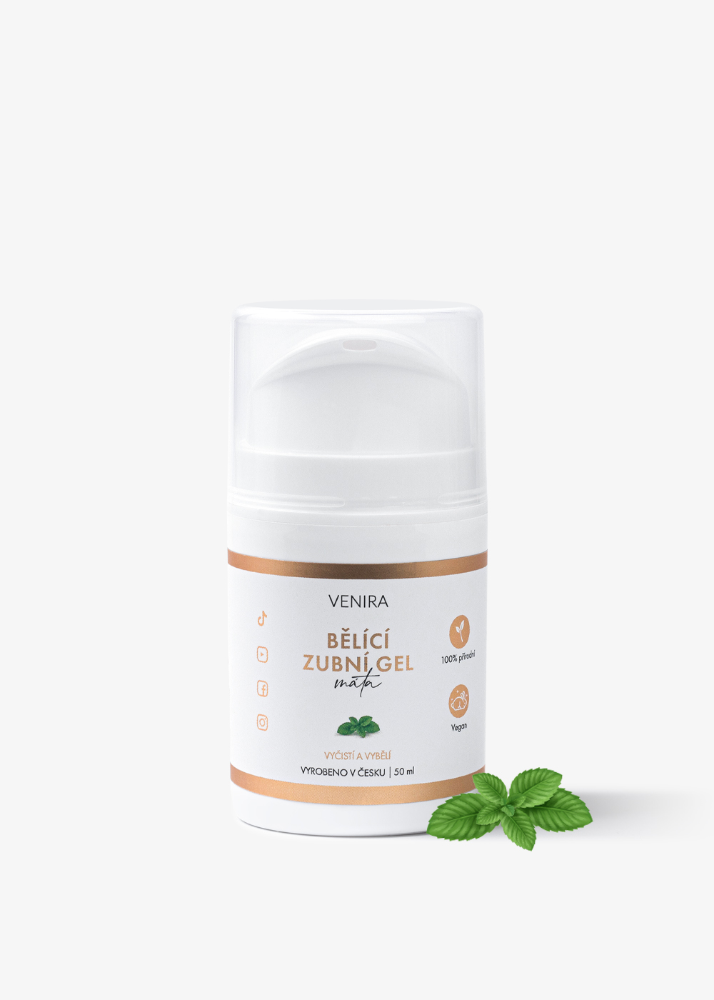 VENIRA bělicí zubní gel, máta, 50 ml