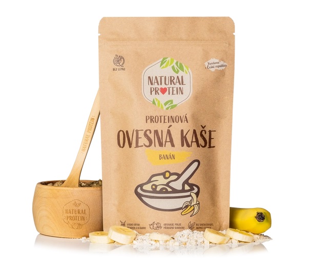 Natural Protein proteinova ovesná kaše- Banán Hmotnost: 360 g