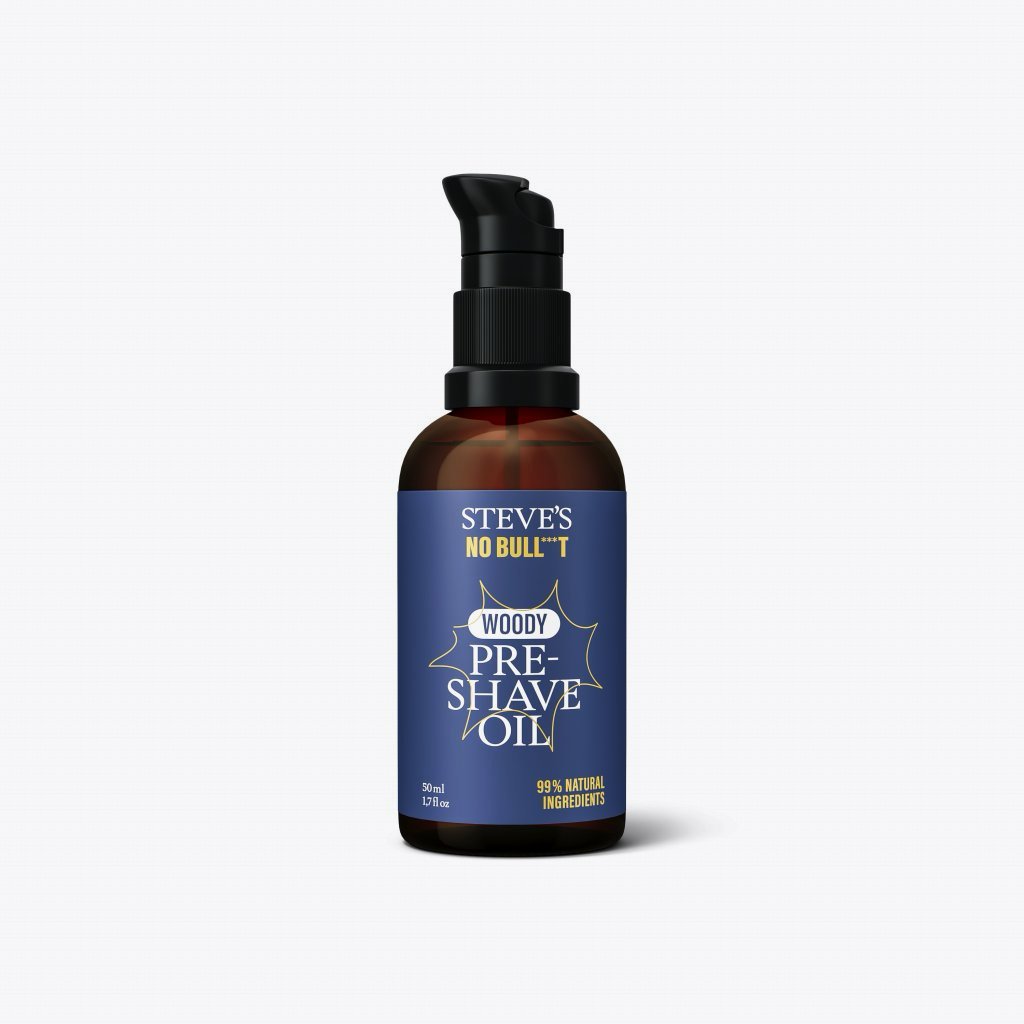 Steves Stevův olej před holením,Santalové Dřevo, 50 ml
