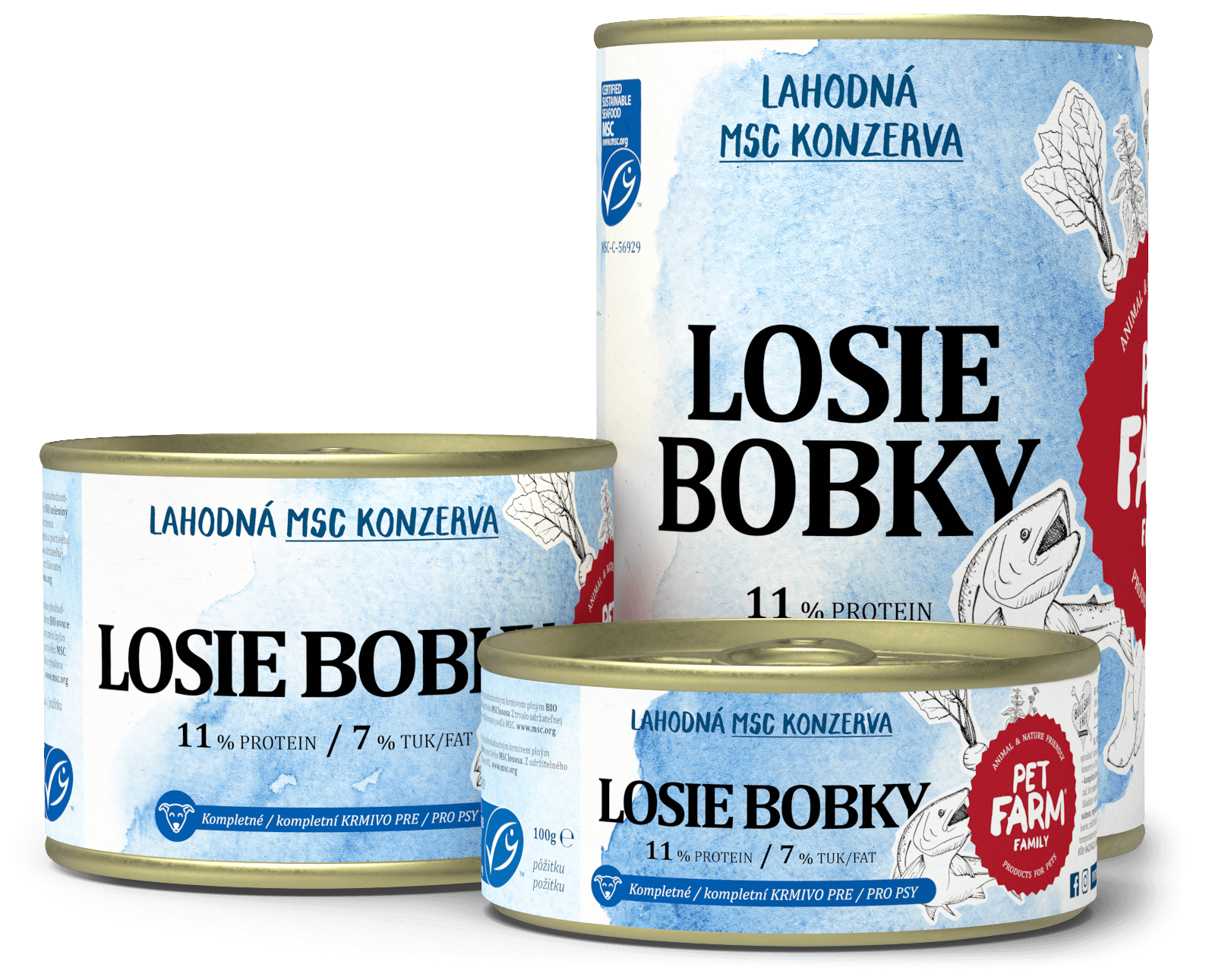 Pet Farm Family Pet Farm Konzerva pro psy ZeroWaste Losos Hmotnost: 400 g