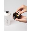 VENIRA shaker se zásobníkem, bílo-černý, 500 ml + 150 ml