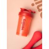 VENIRA shaker PRO s poutkem, světle červený, 400 ml