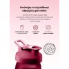 VENIRA shaker PRO s poutkem vínový, 600 ml