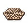 Dřevěné šachy - šestihran pro 3 hráče