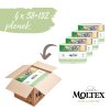 Plenky Moltex Pure & Nature Mini 3-6 kg - ekonomické balení (4 x 38 ks)