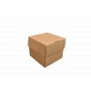 Hamburger box / krabička EKO na hamburger 118x120x106 mm kraft bal/200 ks
