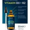 60792 7 vitamin d3 k2 1 000 i e 50 ml carino