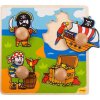 Bigjigs Toys Vkládací puzzle piráti