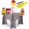 Bigjigs Rail Tunel s majákem a heliportem