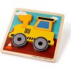Bigjigs Toys Vkládací puzzle Bagr