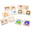 Bigjigs Toys Didaktické puzzle Protiklady