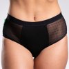 BODYLOK Menstruační kalhotky Hi-waist černé - střední menstruace (Varianta s)