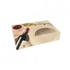 Transport und Catering Kartons 8 cm x 36 cm x 25 cm Burgund mit Sichtfenster 82560 b 0 1