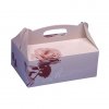 Gebaeck Kartons Pappe eckig 20 cm x 13 cm x 9 cm rose mit Tragegriff 18851 b 0 2