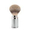 Mühle Štětka na holení Mühle z jezevčích štětin- silvertip badger, chrom