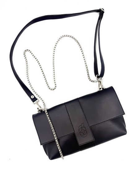Crossbody kabelka LUCIA se dvěma popruhy modrá