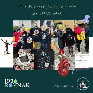 🚩Presne pred mesiacom sme sa ako Eco Rovnak Team postavili na štart MMM Košice v štafete a užili si atmosféru, energiu aj...