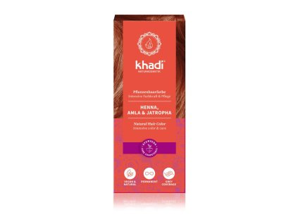 10506 khadi rostlinna barva na vlasy henna amla jatro 100 g