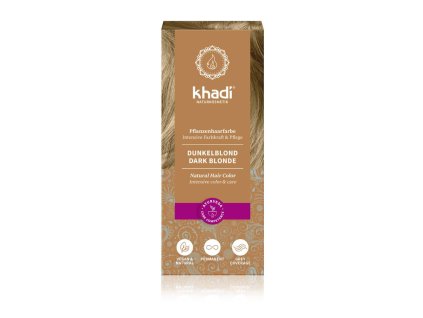 10521 khadi rostlinna barva na vlasy tmava blond 100 g
