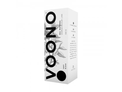 10953 voono henna soft black 100g