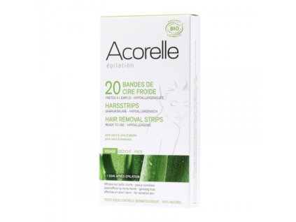 12027 acorelle depilacni prouzky na oblicej 24 ks
