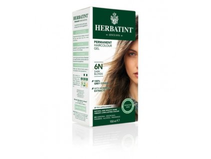 12453 herbatint permanentni barva na vlasy tmava blond 6n