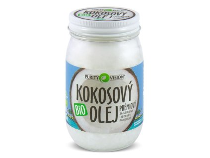 13845 purity vision fair trade kokosovy olej panensky bio 420 ml