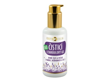 Purity Vision Bio Levandulový čisticí gel s mandlí, heřmánkem a vit. E 100 ml