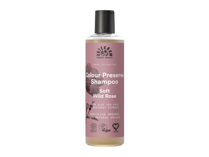 URTEKRAM Šampon Divoká růže 250 ml BIO