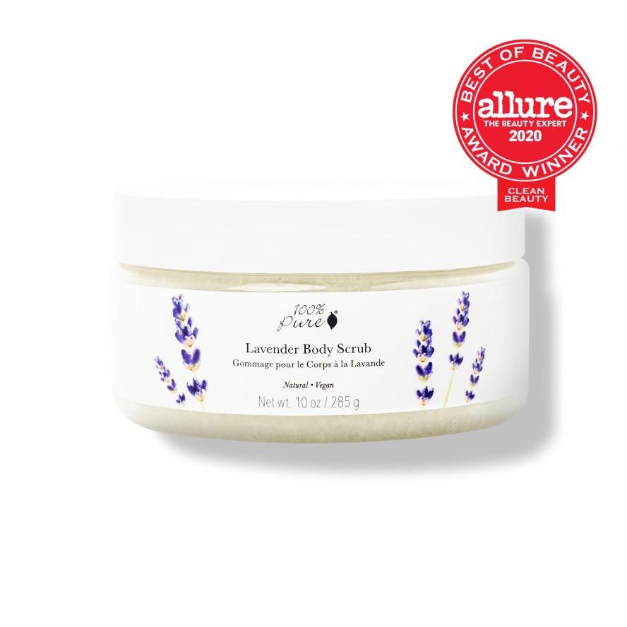 Levně 100% Pure Tělový peeling Levandule 285 g