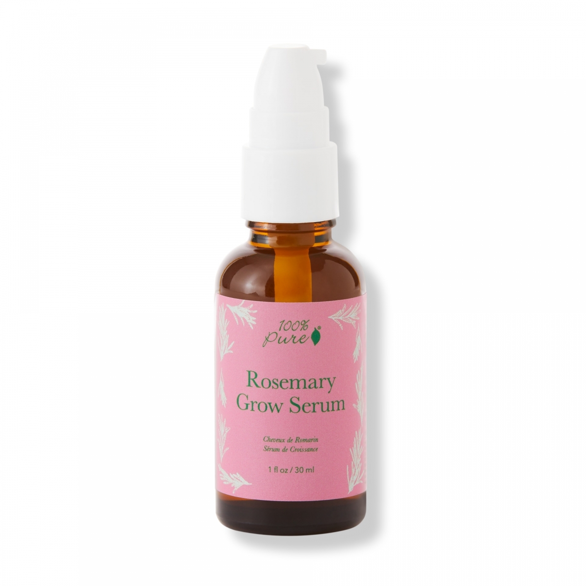 Levně 100% Pure Sérum na růst vlasů Rozmarýn 30 ml