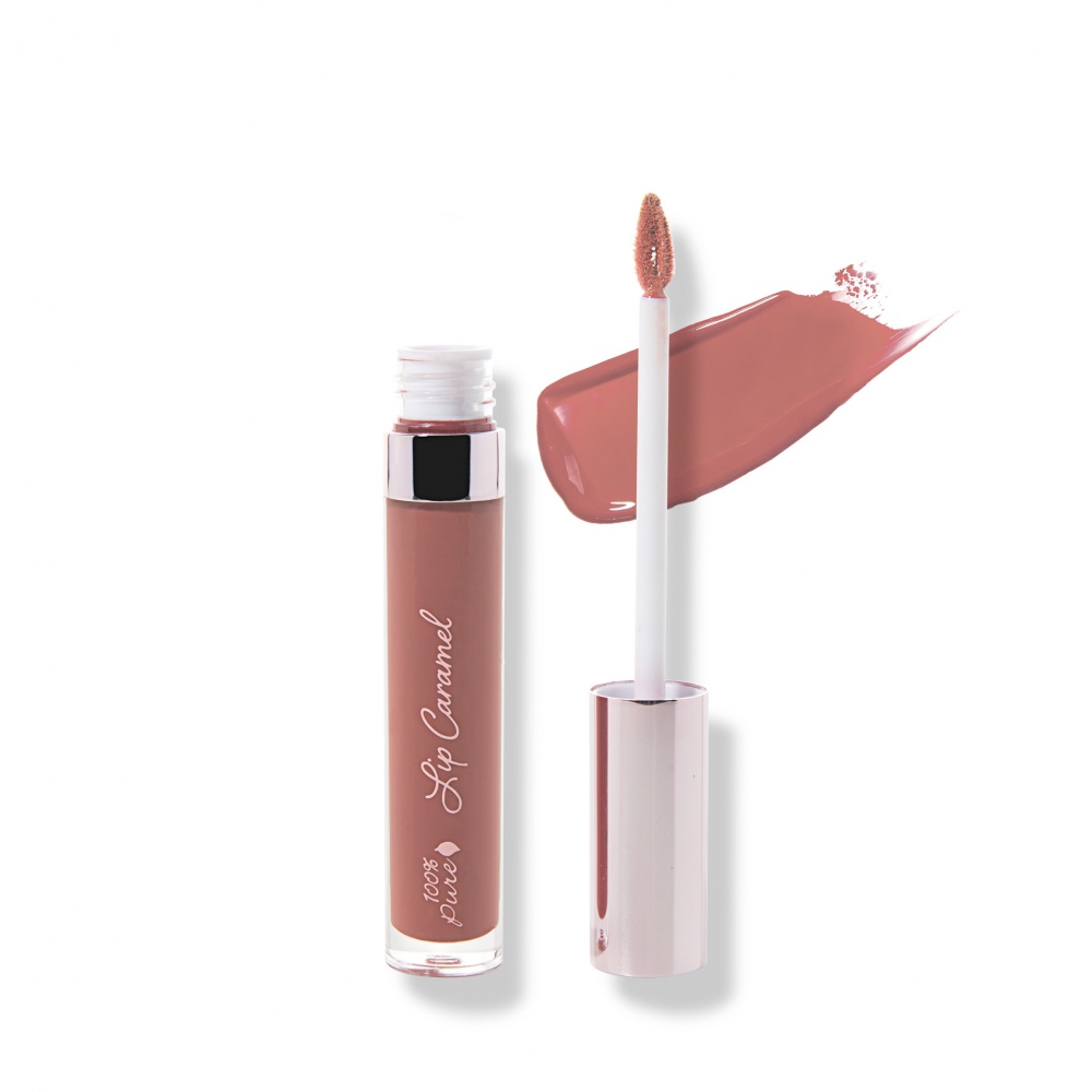 Levně 100% Pure Tekutá rtěnka Lip Caramel Butterchew