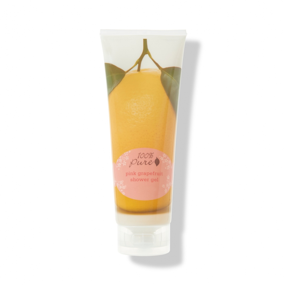 Levně 100% Pure Sprchový gel Růžový grapefruit 236 ml