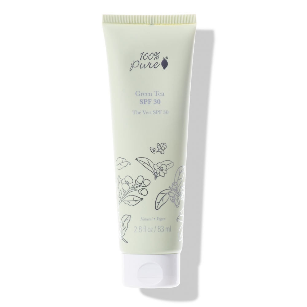 Levně 100% Pure Ochranné sluneční mléko Zelený čaj SPF 30 118 ml