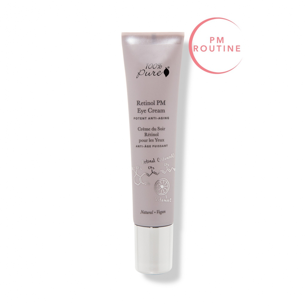 Levně 100% Pure Oční noční krém Retinol 15 ml