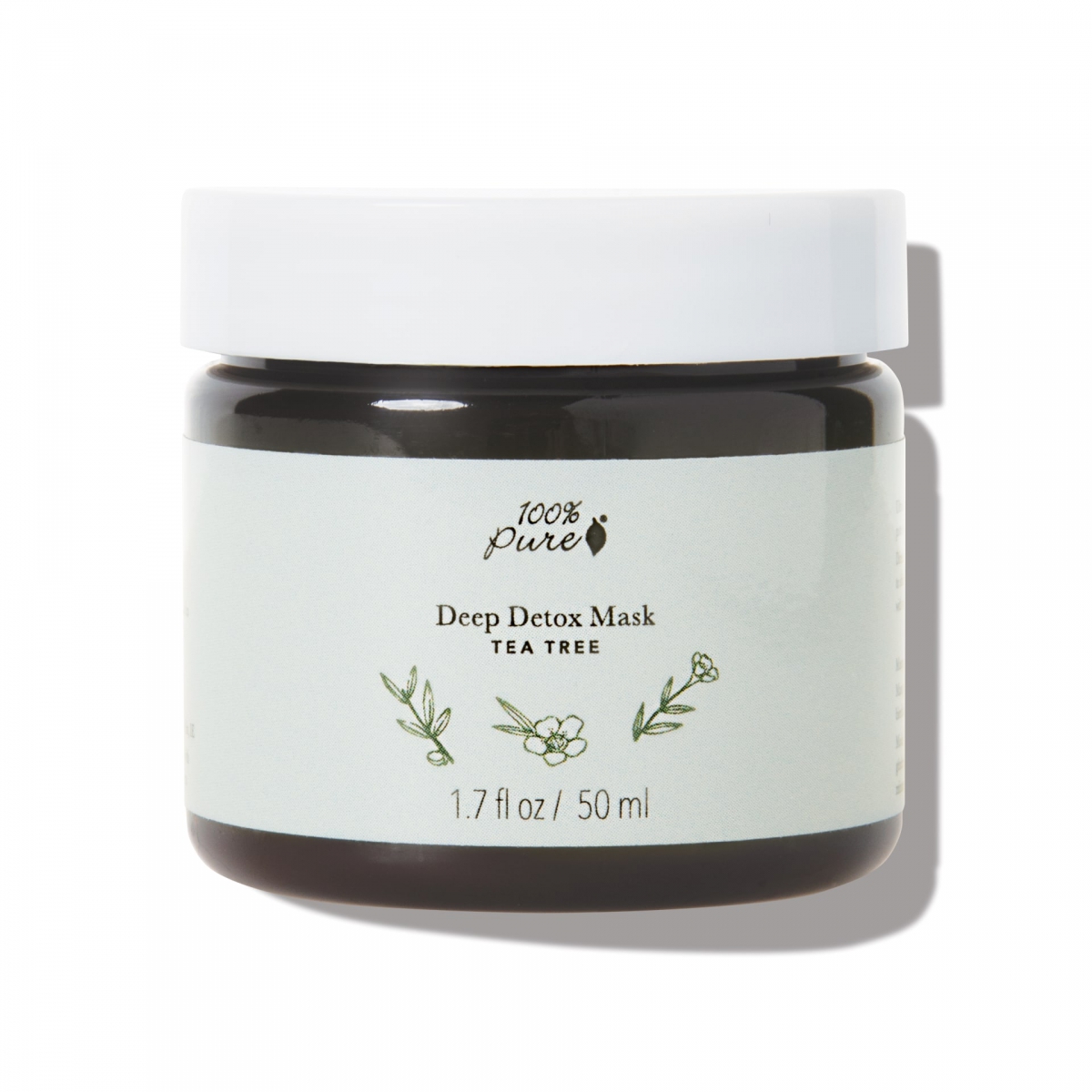 Levně 100% Pure Pleťová hloubkově detoxikační maska Tea Tree 50 ml