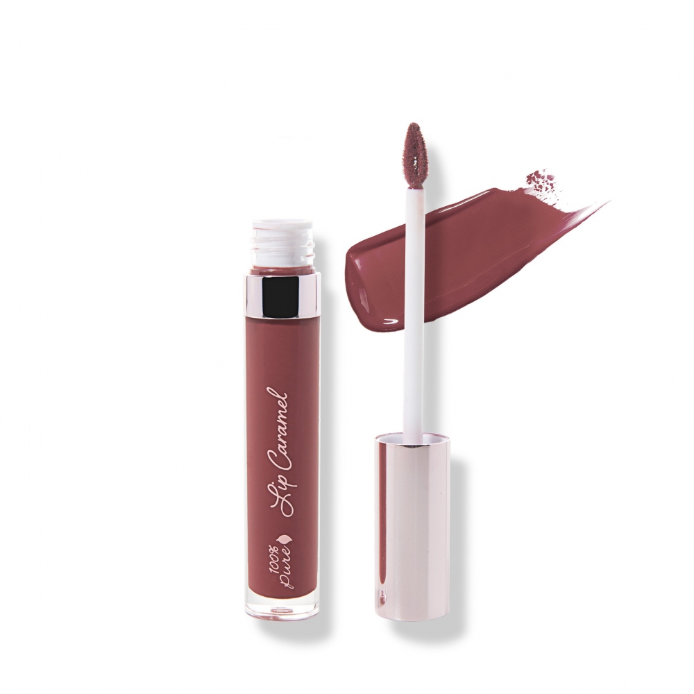 Levně 100% Pure Tekutá rtěnka Lip Caramel Truffle