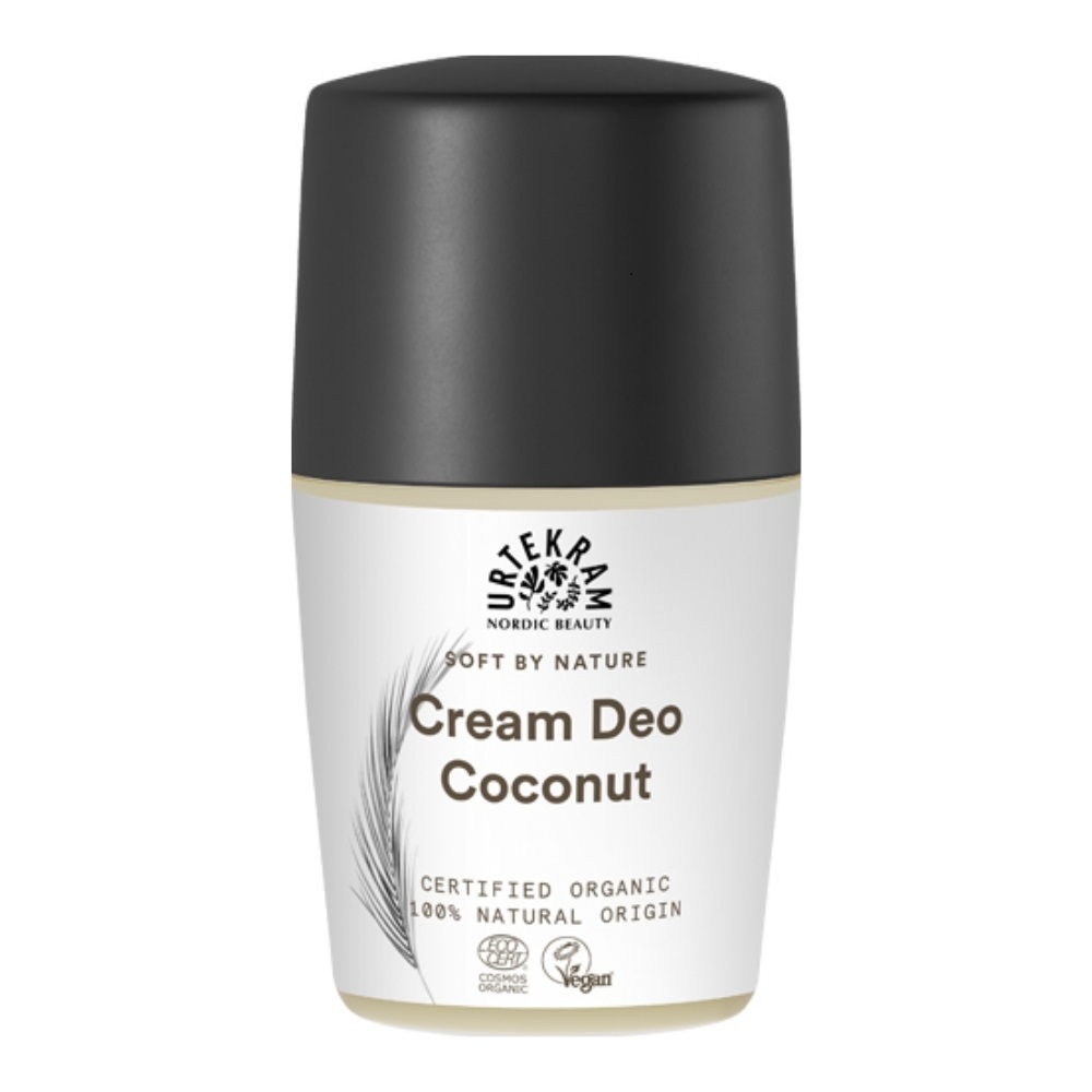 Levně URTEKRAM Deodorant roll on krémový Kokosový 50 ml BIO