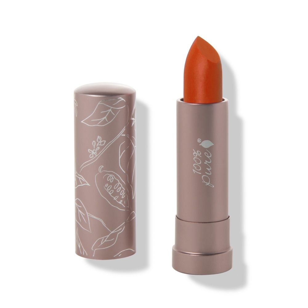 Levně 100% Pure Fruit Pigmented® Matná rtěnka s kakaovým máslem Cactus Bloom