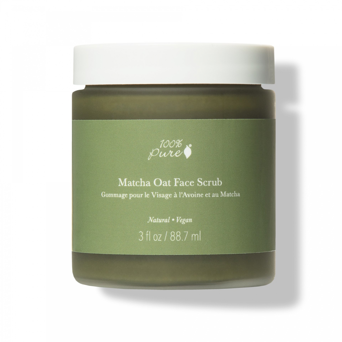 Levně 100% Pure Pleťový peeling Matcha a oves 88 ml