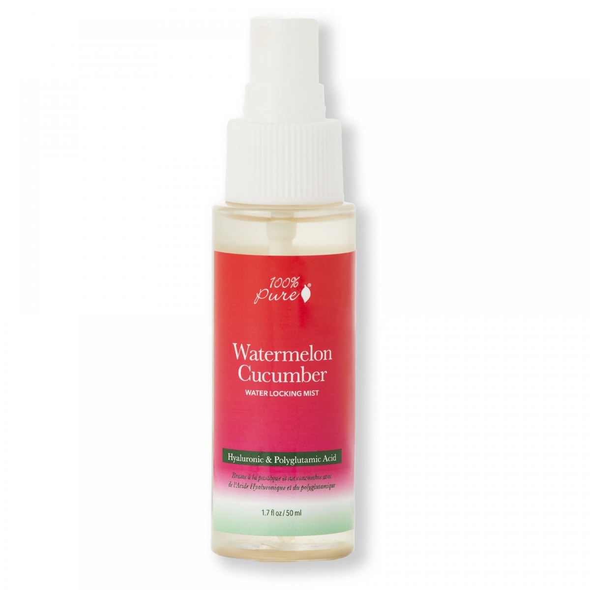 100% Pure Pleťová mlha Vodní meloun a okurka 50 ml