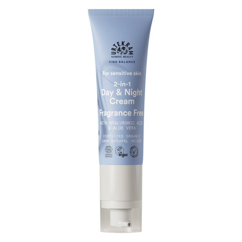 Levně Urtekram Denní a noční krém Bez parfemace 50 ml BIO