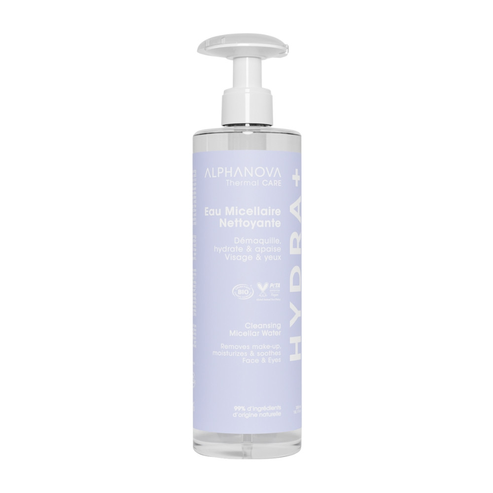 Levně Alphanova Micelární voda HYDRA+ 400 ml BIO