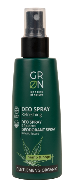 GRoN Deo sprej pro muže Konopí & Chmel 75 ml BIO