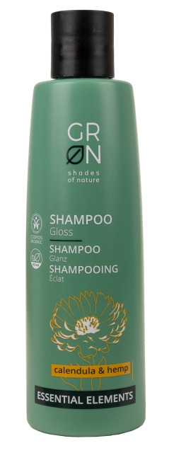 Levně GRoN Šampon pro lesk Měsíček & Konopí 250 ml BIO