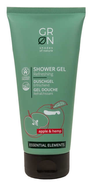 Levně GRoN Sprchový gel Jablko & Konopí 200 ml BIO